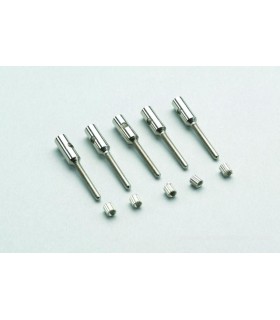 Embout alu M2.5 pour tube 4mm (par 5)