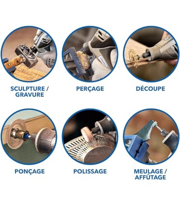 Outil multifonction Dremel 4250 JA avec kit de 35 accessoires