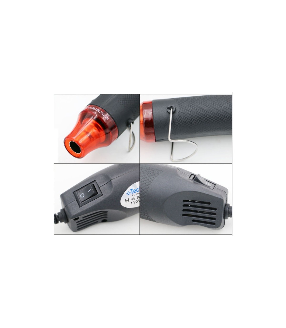 Mini Pistolet à Air Chaud 220V, Décapeur Thermique Portatif pour Emballage  Rétractable, Gaine Thermorétractable, Résine Époxy