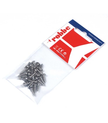 Vis en tôle avec collerette cruciforme 2,6x10mm 30pcs Acier inoxydable