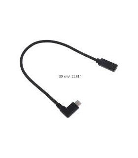 Câble d'extension USB Type-C pour formateur, adaptateur arc-en-ciel femelle vers mâle, fonction OTG 5A