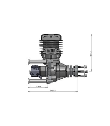 Moteur DLE 55 2 temps essence