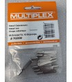 Chapes métal M3 Multiplex (x10)