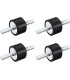 Silent blocks M5 D15mmxH10mm (par 4)