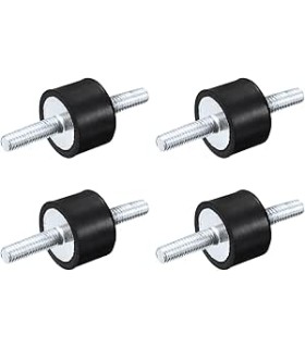 Silent blocks M5 D15mmxH10mm (par 4)
