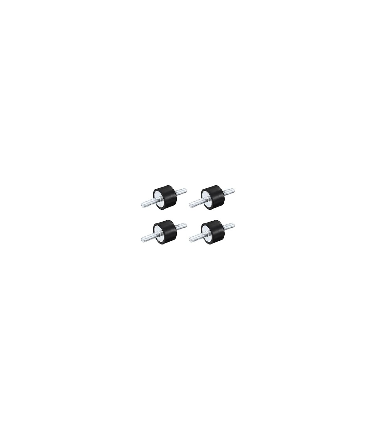 Silent blocks M5 D15mmxH10mm (par 4)