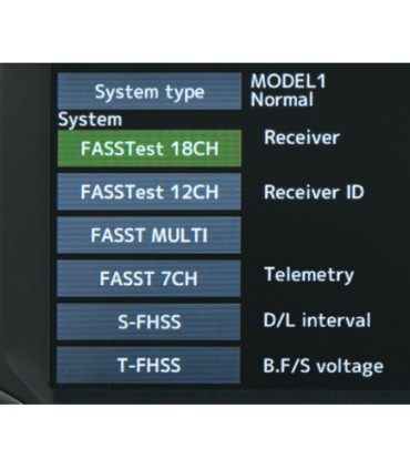 radiocommande Futaba 16SZ Mode 2