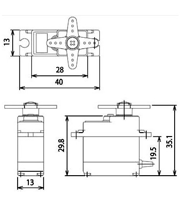 Servo FUTABA S3102