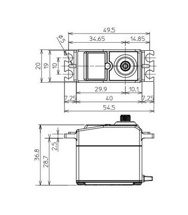 Servo FUTABA S9370SV