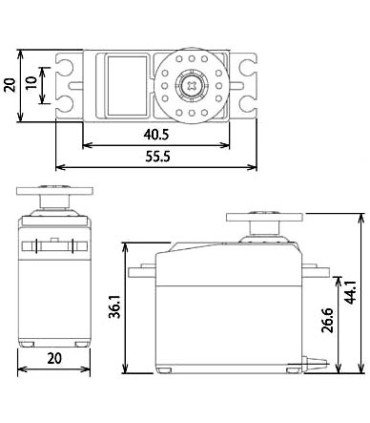 Servo di FUTABA S3001