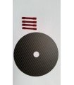 Carbon plate voor parachute