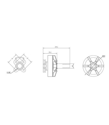 Xnova 1804 combo 3500KV 4-motoren