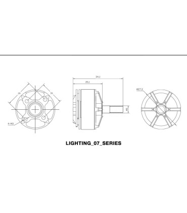 Xnova 2207-2450KV combo 4 moteurs