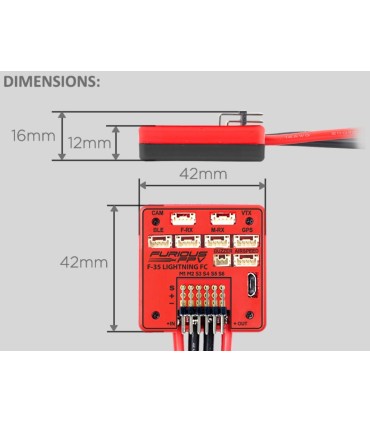 contrôleur de vol F35 Full Options Furious FPV