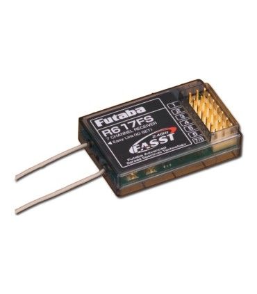 Récepteur R617FS 2.4GHz 7 Voies FASST