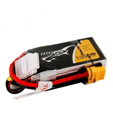 Lipo Tattu 4s capacita ' batteria 850mah 75C