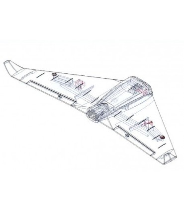 Flying wing Explorer Xbee