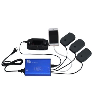 Chargeur 4 En 1 Pliable Pour DJI Mavic Air – Hub De Charge Intelligent Pour 4 Batteries – Charge Rapide, Entrée 13,25A Max