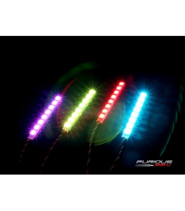 FuriousFPV Single Row LED Strip (4 Strips) Worm. 2