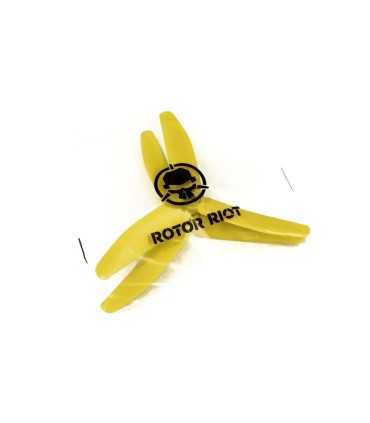 HQProp 5040-3 ROTOR RIOT Propellers (geel)