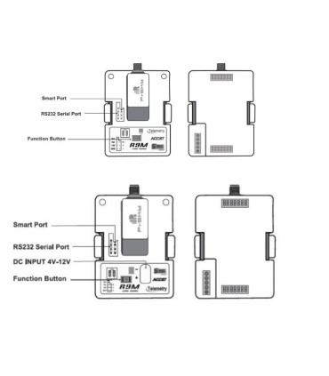 FrSky R9M lange afstand Module