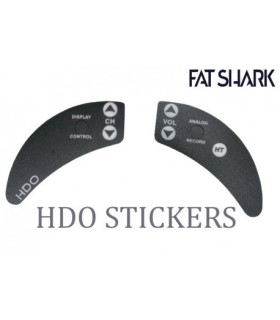 Stickers FatShark HDO button