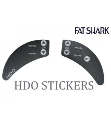 Stickers FatShark HDO knop