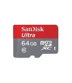 La tarjeta MicroSDHC SanDisk Ultra de 64 gb Clase 10