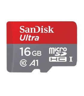 La tarjeta MicroSDHC Ultra de SanDisk De 16 Gb Clase 10