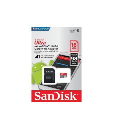 Cartão MicroSDHC SanDisk Ultra 16 Gb Classe 10
