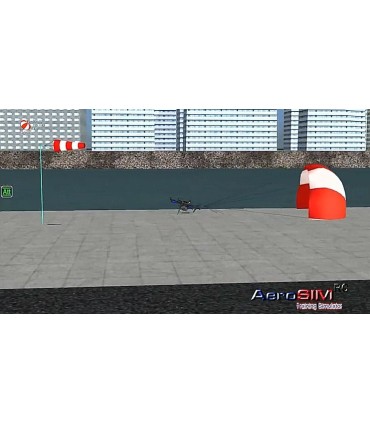 Simulador de vuelo Aerosim RC (avión no tripulado, avión, helicóptero...) con control remoto