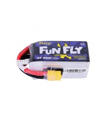 Lipo battery 4S (1550mAh 100C Tattu