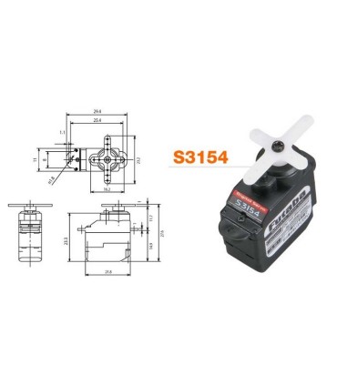 Servo numérique FUTABA S3154
