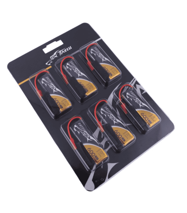 Pack 6 Tattu akkus 600mAh 30C 1S JST