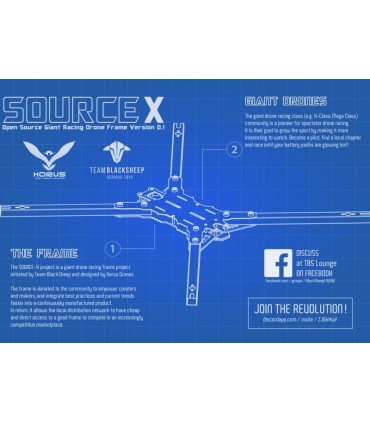 Chassis carbon Source X TBS