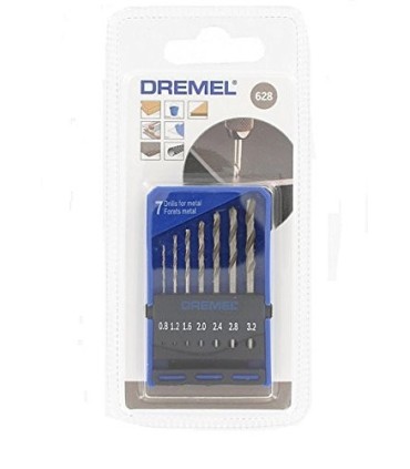 Lot of 7 Drill bits Drill Dremel 628