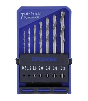 Lot of 7 Drill bits Drill Dremel 628
