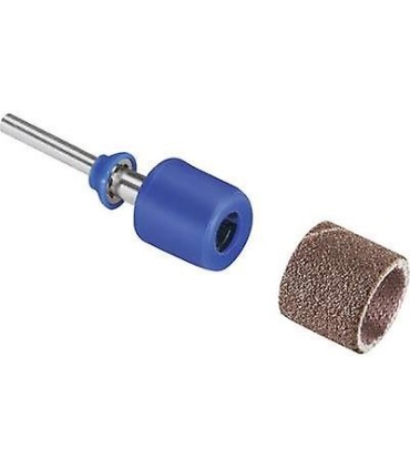 Strisce di levigatura con un Dremel SC407 SpeedClic con chuck