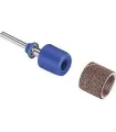 Strips van schuren met een Dremel SC407 SpeedClic met chuck
