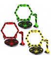 Lot de 3 gates, 3 flags & 3 bases pour Tiny Whoop & Nano racer