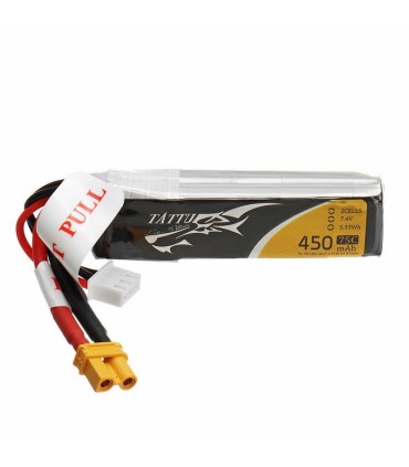 Tattu Lipo 2S 450mAh 75C 7.4 V XT30