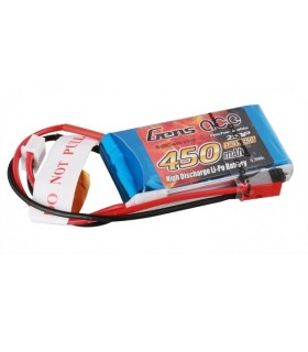 Gens ÁS LiPo 2S 450mAh 25C JST-BEC