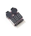 Tester-Buzzer per batterie LiPo da 1 a 8