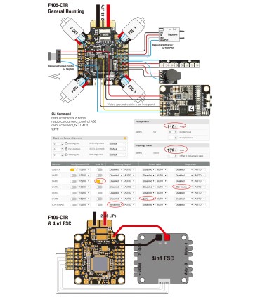 Controlador de vuelo Matek F405-CTR