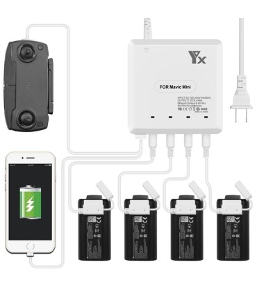 Cargador De Múltiples Mavic Mini Yx