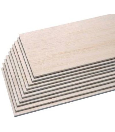 Plank van balsa 1000x100mm