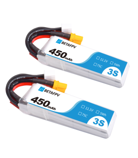 Batterie Lipo 3S 450mAh Beta FPV (per 2)