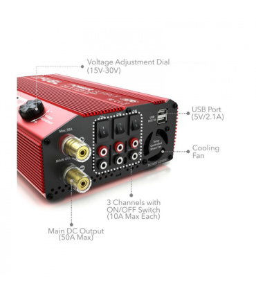 Fuente de alimentación de combustible Electrónico SkyRC 50A