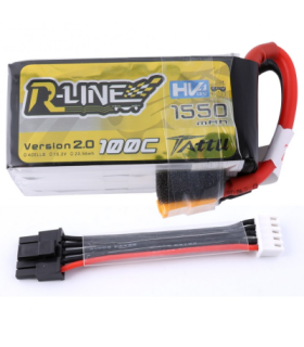 Batería Tattu R-Line V2 4S 1550mAh 100C (cable desmontable)