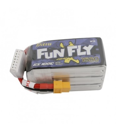 Tattu FunFly 6S 1550mAh 100C Lipo Battery